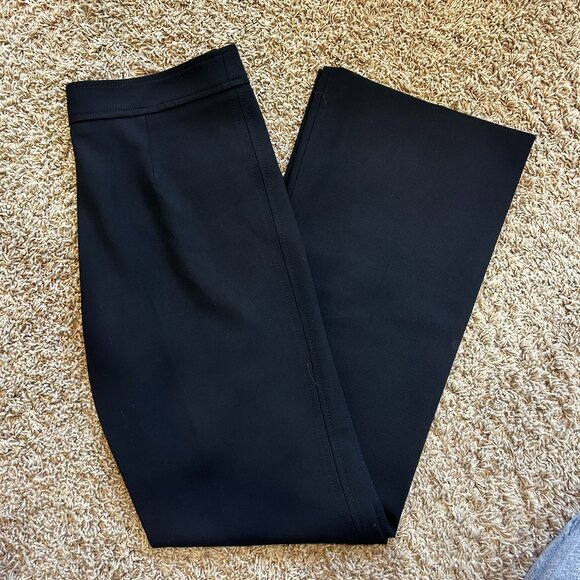 NWT ZARA Black Trousers Pants in Women's Size XL New with Tags High Rise - Picture 4 of 6